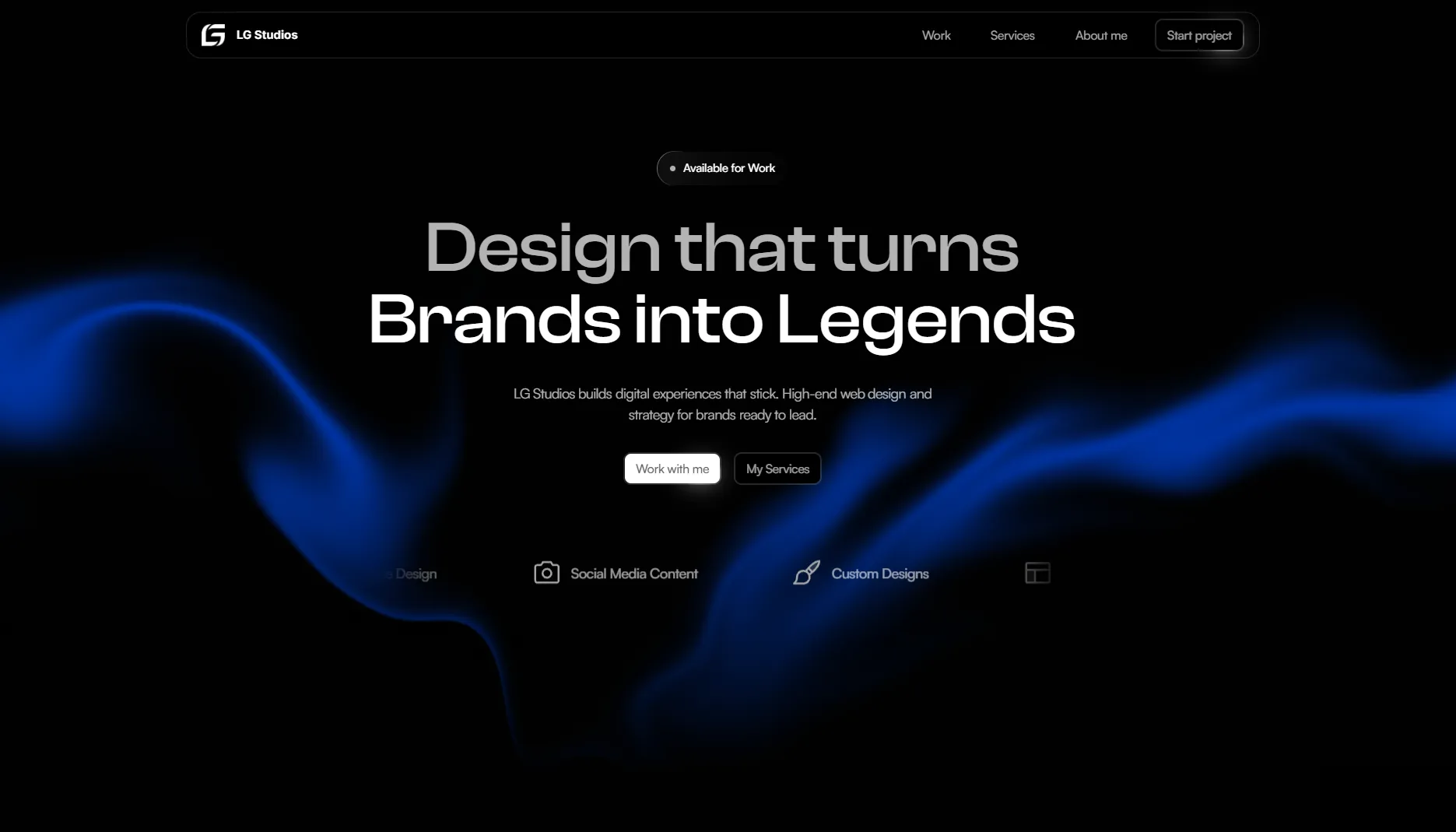 LG Studios - Die 2025 Edition Webdesign + Entwicklung von LGNDRY Media