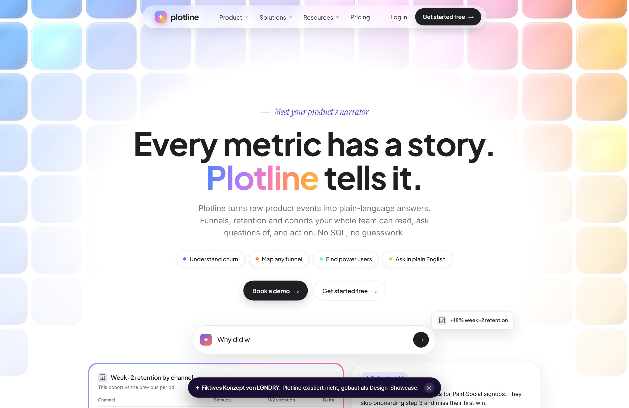 Plotline Konzept, Design und Entwicklung von LGNDRY Media